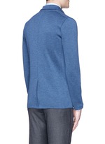 Back View -Click To Enlarge Wool knit soft blazer