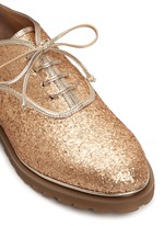 Detail View -Click To Enlarge 'Stefania' glitter Oxfords
