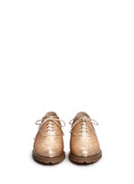 Front View -Click To Enlarge 'Stefania' glitter Oxfords