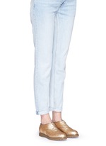 Figure View -Click To Enlarge 'Stefania' glitter Oxfords