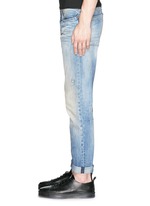 Detail View -Click To Enlarge 'Razor' distressed slim fit jeans