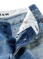 Click To Enlarge 'Razor' distressed slim fit jeans