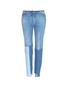 Main View - Click To Enlarge Main View - Click To Enlarge - Valentino - Washed patchwork jeans