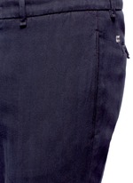 Detail View -Click To Enlarge Cotton herringbone pants