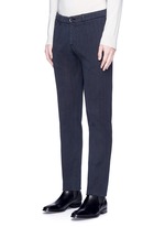 Front View -Click To Enlarge Cotton herringbone pants