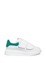 Main View - Click To Enlarge Main View - Click To Enlarge - Alexander McQueen - Chunky outsole suede trim leather sneakers