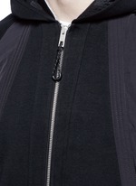 Detail View -Click To Enlarge 'Raidd' padded nylon patchwork jacket