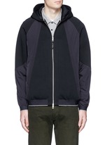 Main View -Click To Enlarge 'Raidd' padded nylon patchwork jacket