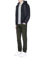 Figure View -Click To Enlarge 'Raidd' padded nylon patchwork jacket