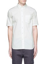 Main View -Click To Enlarge Neon dot scratched button Oxford shirt