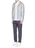Figure View -Click To Enlarge Neon dot scratched button Oxford shirt