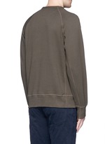 Back View -Click To Enlarge 'Aviator' flap pocket sweatshirt