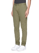 Front View -Click To Enlarge 'Fit 2' brushed cotton twill chinos