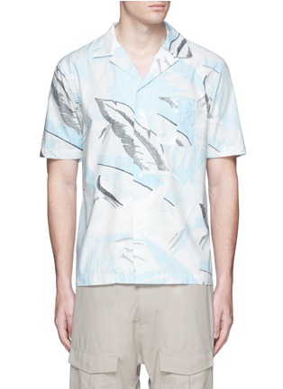 Main View - Click To Enlarge Main View - Click To Enlarge - rag & bone - 'Kingston' washed out Hawaiian leaf print shirt
