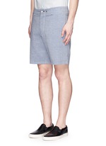 Front View -Click To Enlarge 'Matthew' woven cotton shorts