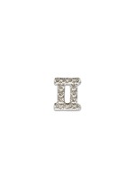 Main View -Click To Enlarge 18k white gold diamond zodiac charm - Gemini