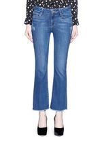 Detail View -Click To Enlarge 'Le Crop Mini Boot' cropped flare jeans