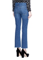 Back View -Click To Enlarge 'Le Crop Mini Boot' cropped flare jeans