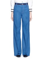 Main View -Click To Enlarge Wide leg denim pants