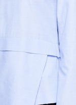 Detail View -Click To Enlarge Drape hem cotton top