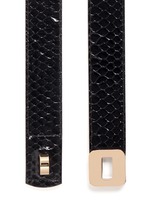 Detail View -Click To Enlarge Python leather belt