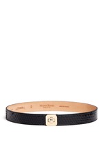 Main View -Click To Enlarge Python leather belt
