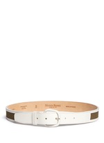 Main View -Click To Enlarge Canvas trim leather belt