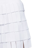 Detail View -Click To Enlarge 'Perse' grecian fringe knit skort