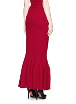 Back View -Click To Enlarge Piqué knit fishtail skirt