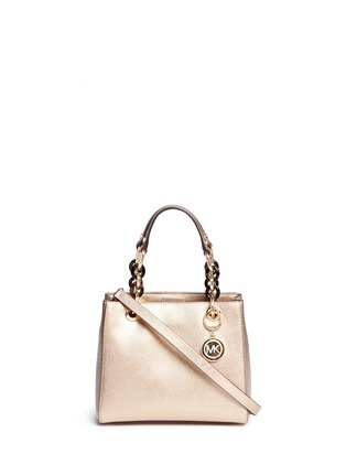 Main View - Click To Enlarge Main View - Click To Enlarge - Michael Kors - 'Cynthia North South' small leather satchel