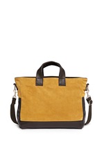 Main View -Click To Enlarge 'Petit Ami' suede and leather tote bag