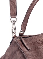 Detail View -Click To Enlarge 'Pandora' medium Pepe sheepskin leather bag