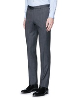 Detail View -Click To Enlarge 'Attitude' speckled check wool suit