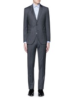 Main View -Click To Enlarge 'Attitude' speckled check wool suit