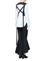 Figure View -Click To Enlarge 'Sinous' cropped flare pants