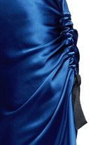 Detail View -Click To Enlarge 'Charlemagne' ruched silk skirt