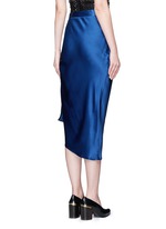 Back View -Click To Enlarge 'Charlemagne' ruched silk skirt