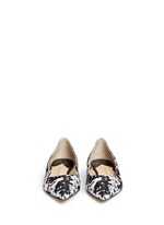 Front View -Click To Enlarge 'Zoya' Mestre St. Daisy wavy flats