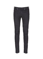 Main View -Click To Enlarge Biker raw denim skinny jeans