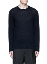 Main View -Click To Enlarge Open mouliné stitch cashmere sweater