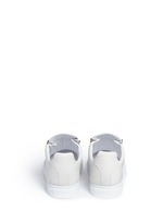 Back View -Click To Enlarge 'Arena' creased lambskin leather sneakers