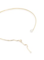 Figure View -Click To Enlarge 'Unstable' Akoya pearl 18k gold choker necklace