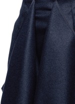 Detail View -Click To Enlarge Drape front wool midi skirt