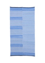 Main View -Click To Enlarge 'Selina' contrast stripe cotton-blend wrap