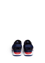 Back View -Click To Enlarge Strap mesh techno fabric sneakers