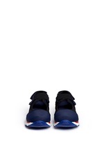 Front View -Click To Enlarge Strap mesh techno fabric sneakers
