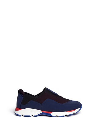 首图 - 点击放大 首图 - 点击放大 - MARNI - Colourblock techno fabric slip-on sneakers