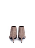 Back View -Click To Enlarge Suede ankle boots