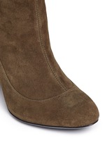 Detail View -Click To Enlarge Suede knee high boots