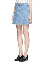 Front View -Click To Enlarge 'The Skater' denim skirt